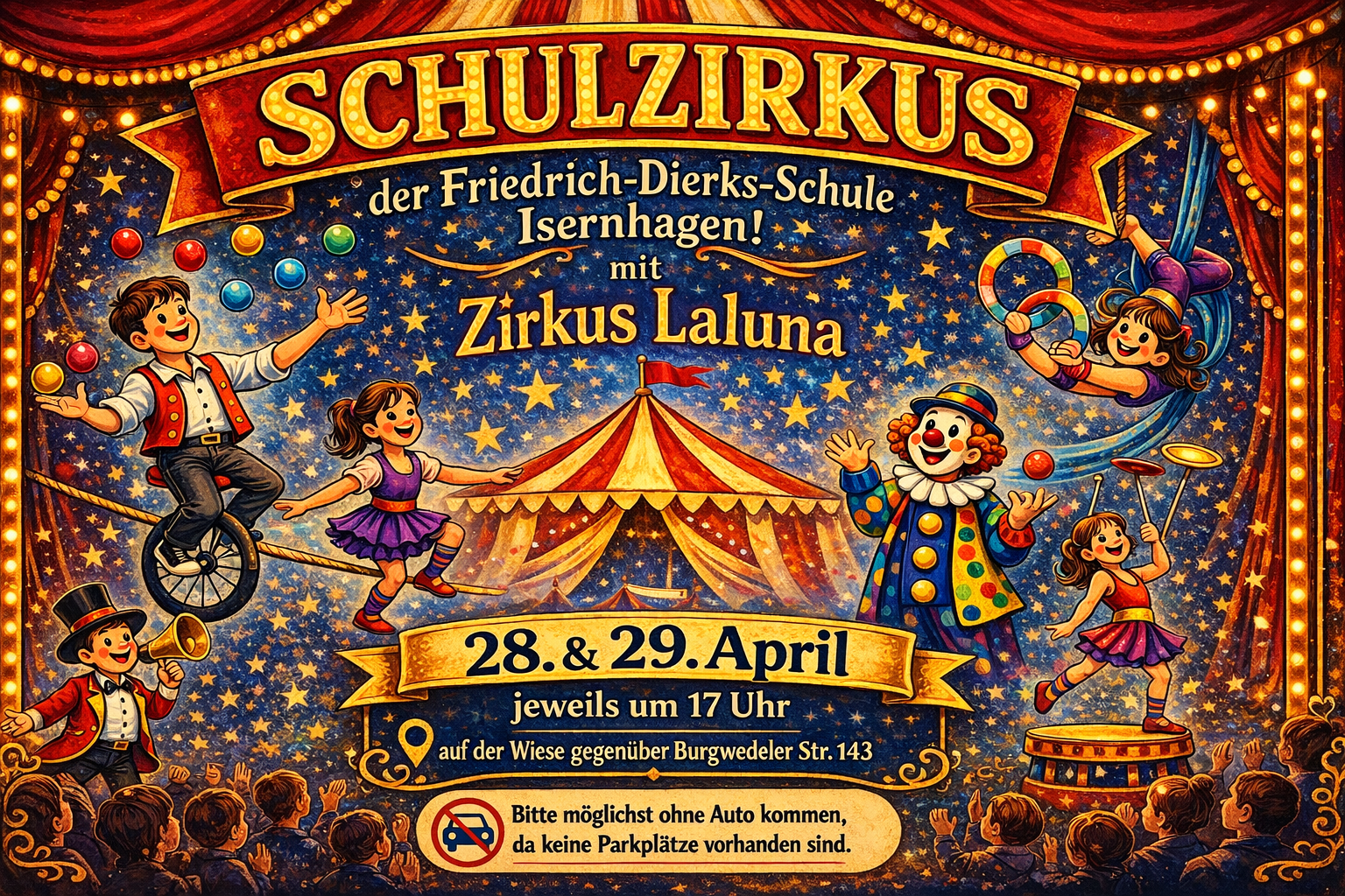 Schulzirkus mit dem Zirkus Laluna